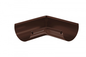 Водосточная система Aquasystem PE Угол желоба внутренний 90/125 RAL8017