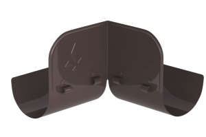 Водосточная система Aquasystem PU Ограничитель перелива угловой, 90/125 RR32