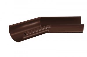 Водосточная система Aquasystem PU Угол желоба внутренний 135гр., 90/125 RAL8017