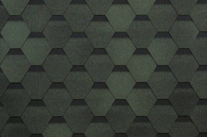 Гибкая черепица Shingle Roofshield Family EcoLITE Модерн Зеленый с оттенением