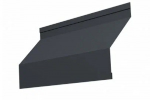 Ламель забора жалюзи Palermo стартовая/финишная для калиток и ворот 0,5 GreenCoat Pural BT, matt