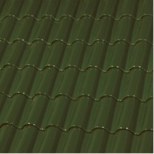 Керамическая черепица Монах и Монашка ГЛАЗУРЬ ЕТ5*1 BOTTLE GREEN