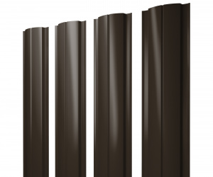 Штакетник Полукруглый Slim фигурный 0,5 Quarzit 