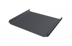 Кликфальц Pro Grand Line 0,45 Drap TX с пленкой на замках RAL 7024 мокрый асфальт