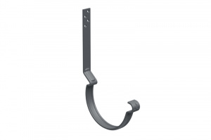 Водосточная система Aquasystem PU MATT Крюк длинный 190мм с комплектом крепления RAL7024 Matt