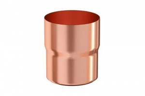 Водосточная система Aquasystem МЕДЬ СОЕДИНИТЕЛЬ ТРУБЫ 125/90 BC