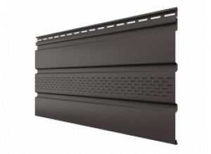 Софит Технониколь виниловый частично перфорированный 3М Пекан. 1шт