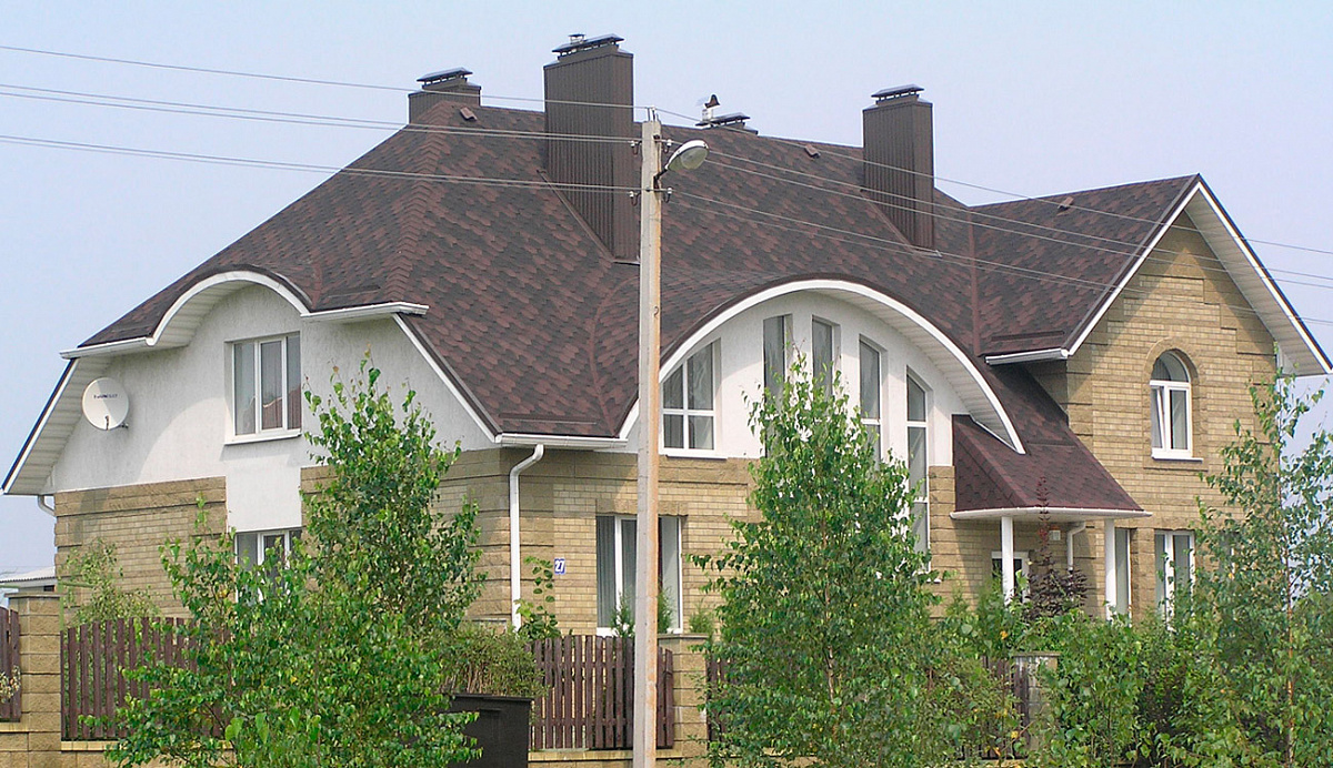 113-1 Гибкая черепица Katepal Jazzy коричневый