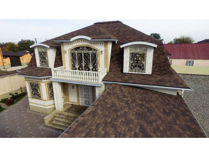 136-2 Гибкая черепица Katepal Ambient мускатный орех