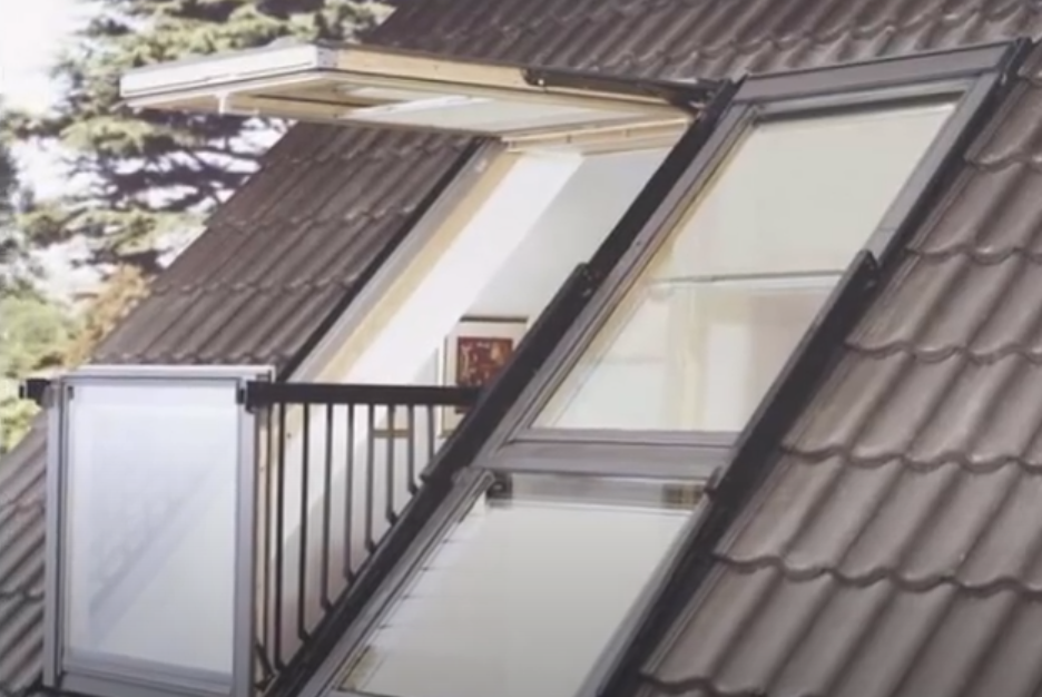 Мансардное окно-балкон купить в Москве